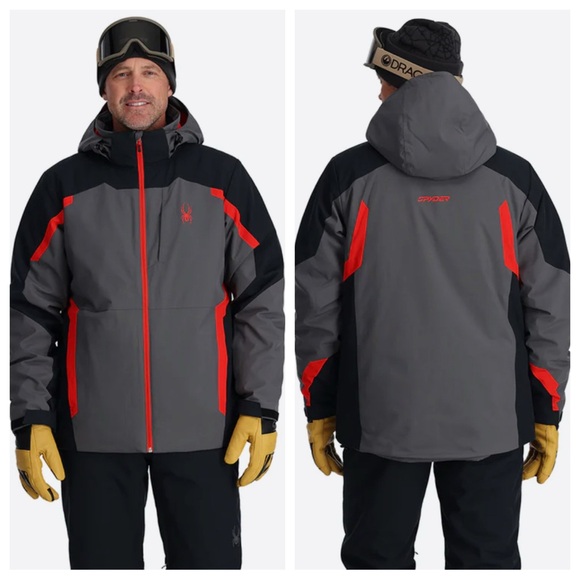 Spyder Guardian Ski Snow Jacket Coat in Black - Picture 1 of 6
